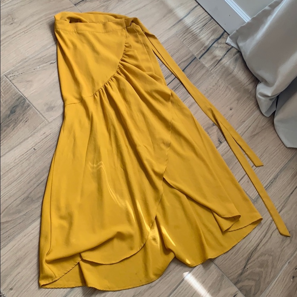 English rose small wrap skirt